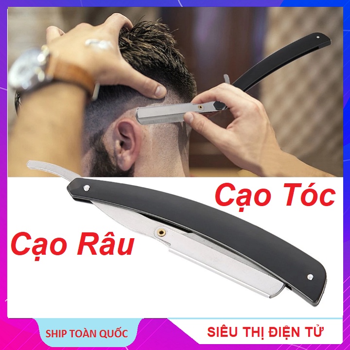 Cán Dao Cạo Râu Và Tóc Barber, Dụng Cụ Chuyên Nghiệp - Chuẩn Dùng Cho salon - Thép Không Rỉ DC600