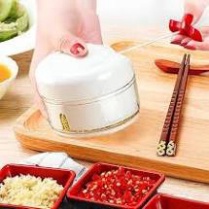 Máy Xay Tỏi Ớt FREESHIPDụng Cụ Xay Tỏi Cầm Tay-có dây rút