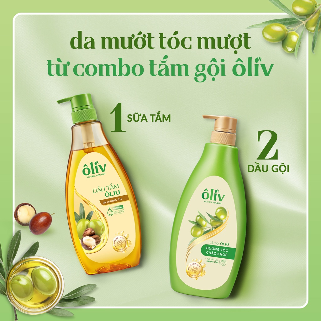 Dầu Tắm Ôliv Virgin Ôlive Oil 650ml