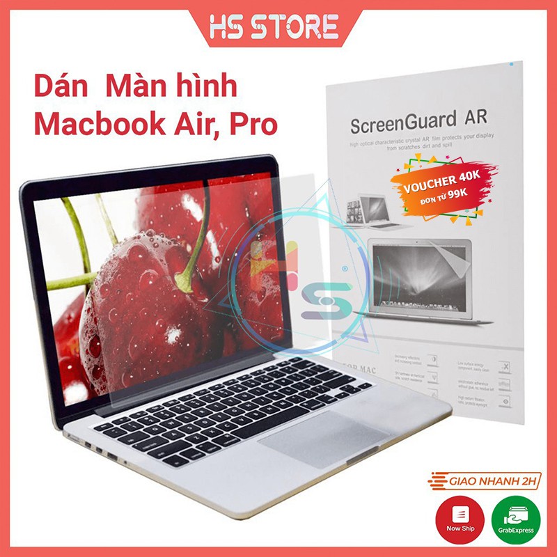 Dán Macbook Air, Pro, Retina - Miếng Dán Màn Hình Macbook Full Kích Cỡ 11.6 inch 13.3 inch 15.4 inch. 16 inch | BigBuy360 - bigbuy360.vn