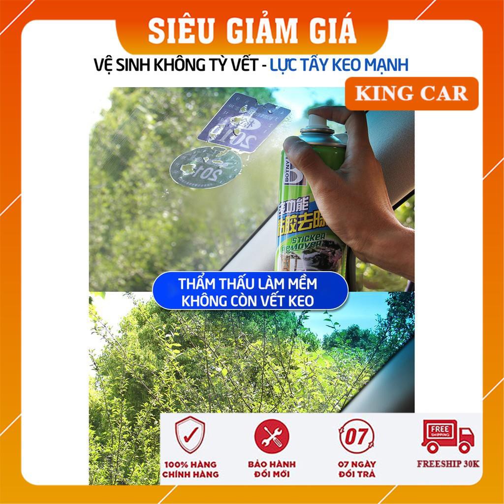 Chai xịt tẩy keo, dung dịch tẩy băng dính 3M, vết băng dính, nhựa đường thương hiệu Botny - Shop KingCar