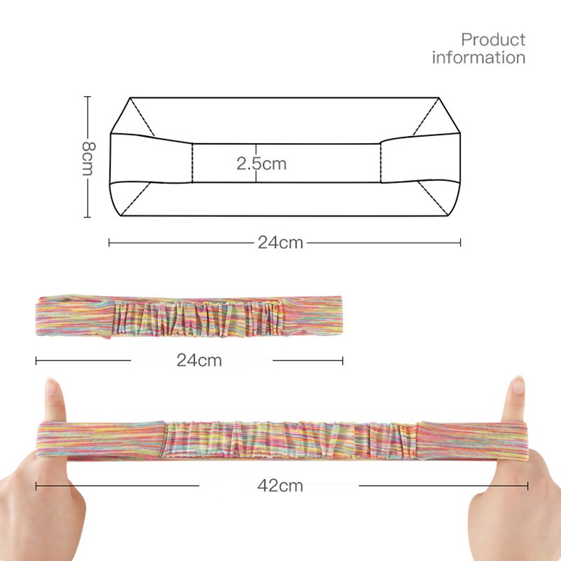 Lululemon Băng đô co giãn luyện tập yoga mới