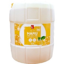 (Size khổng lồ) Nước Rửa Chén Haru Hương Trà Xanh / Hương Chanh vàng  Choice L 20L - chính hãng, dành cho công nghiệp