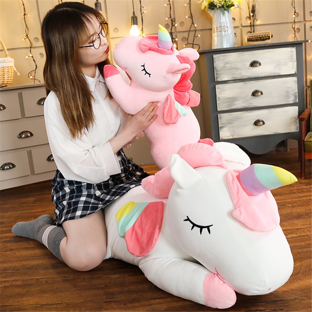 Thú Nhồi Bông Hình Kỳ Lân Hoạt Hình 40cm Kèm Cầu Vồng 84224207
