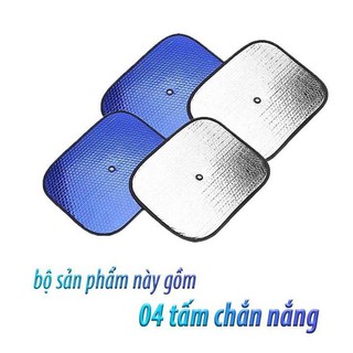 Bộ 4 Tấm Chắn Nắng Tấm Che Nắng Xốp Tròn Dày Dặn