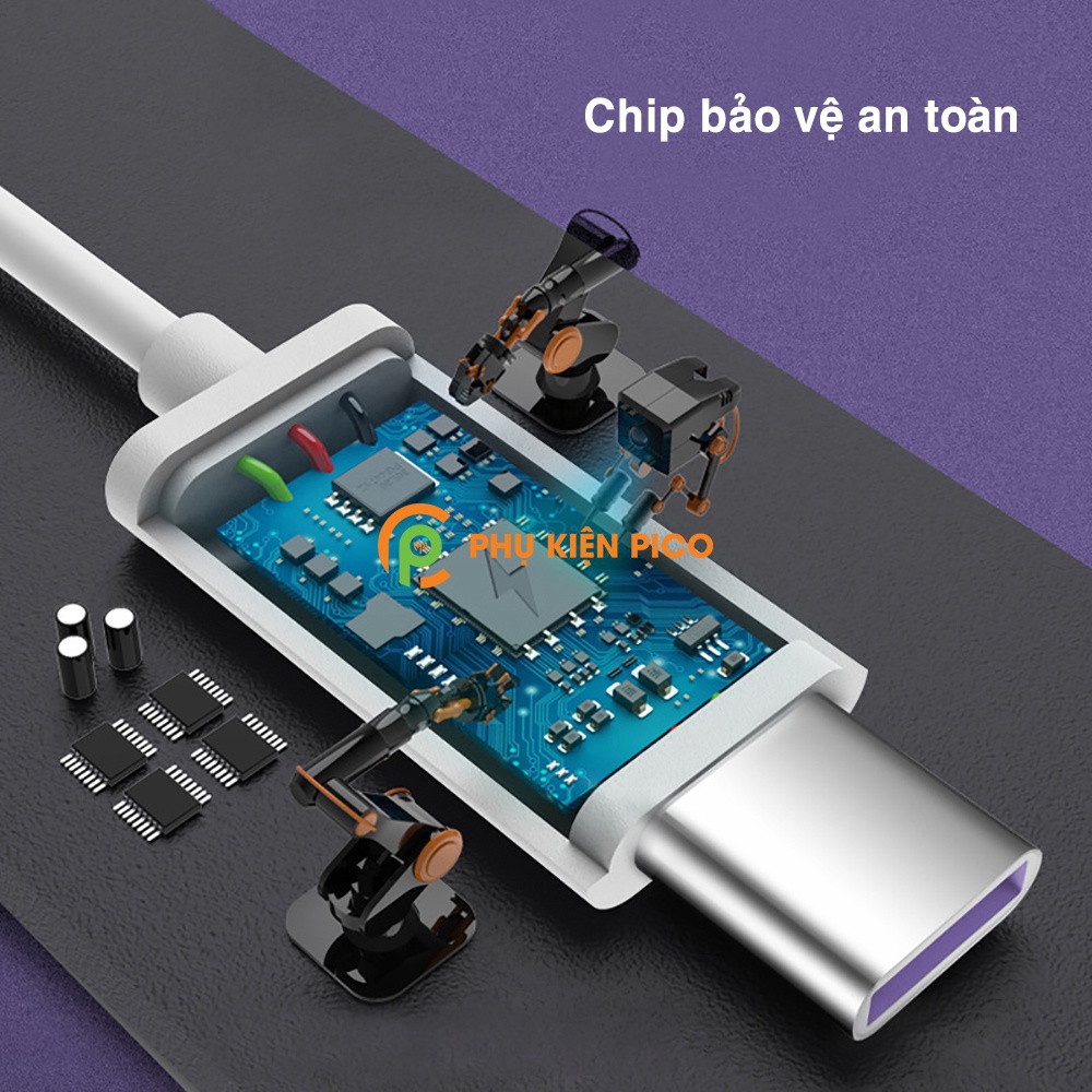 Cáp sạc Type C 5A - Cáp sạc nhanh Type C 5A Full box - Cáp sạc 5A