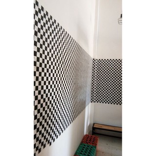 giấy đề can caro có keo sẵn