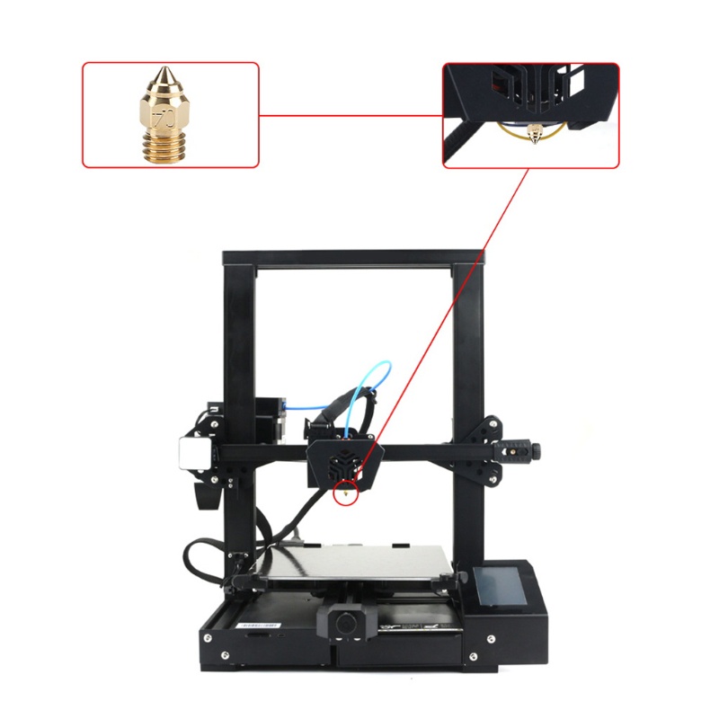 Vòi Phun 0.4mm CR-6 SE Đầu Ra 0.4mm Cho Máy In 3D Ender 3 5 6 / CR-10