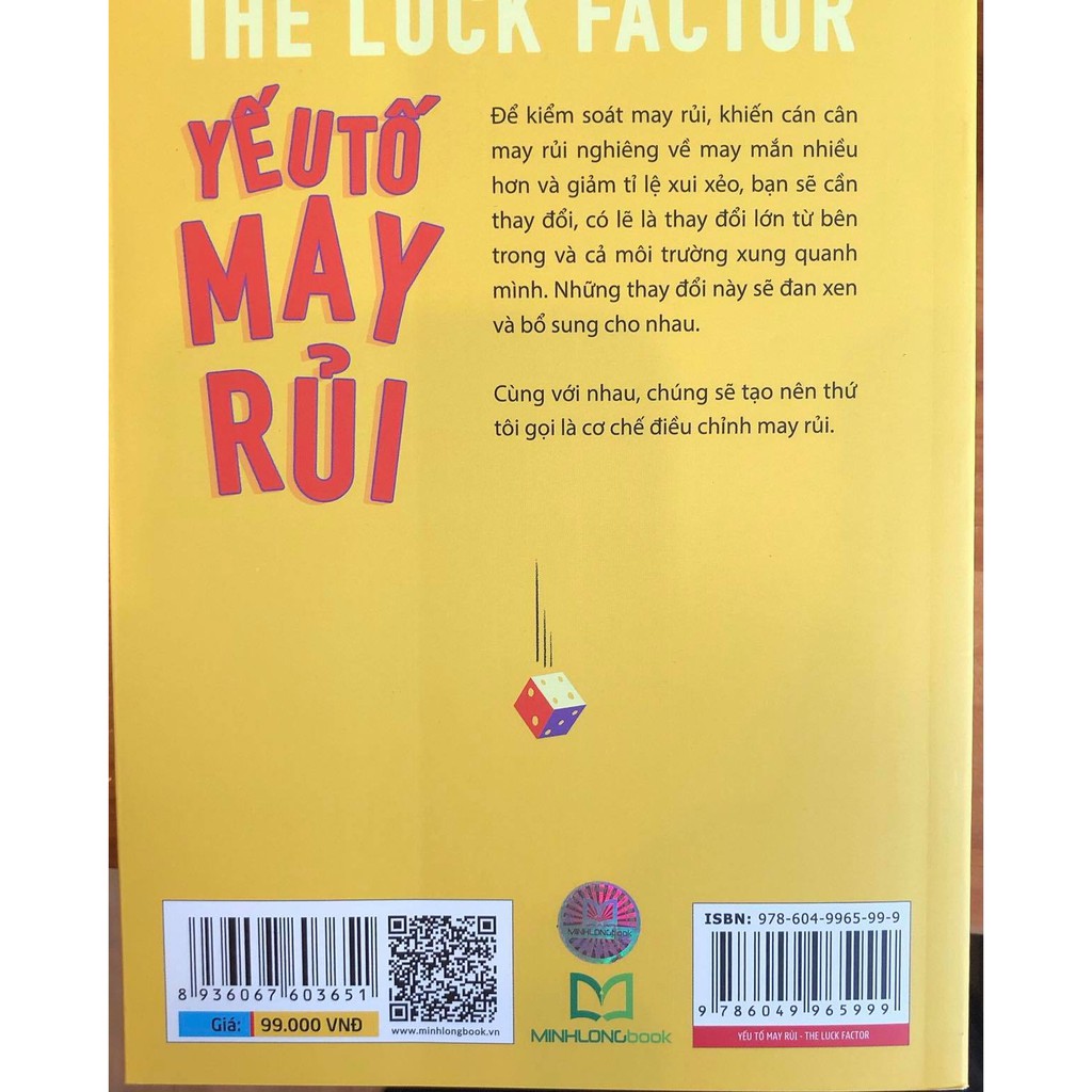 Sách - The Luck Factor - Yếu tố may rủi