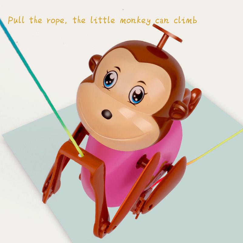 Trẻ em leo dây khỉ nhỏ bé mới lạ địu kéo dây leo gian hàng thú cưng sáng tạo đồ chơi giáo dục sớm bán buôn