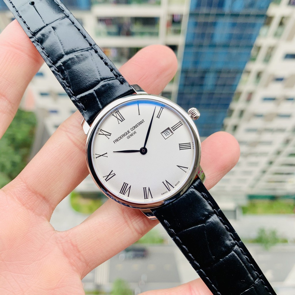 Đồng hồ nam chính hãng Frederique Constant Slimline - 306MR4S6 - Máy cơ tự động Thụy Sĩ - Kính Sapphire phủ chống lóa