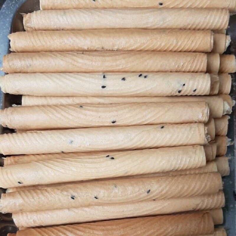 Bánh ống mè đặt biệt thái triều gói 500gr kèm quà tặng