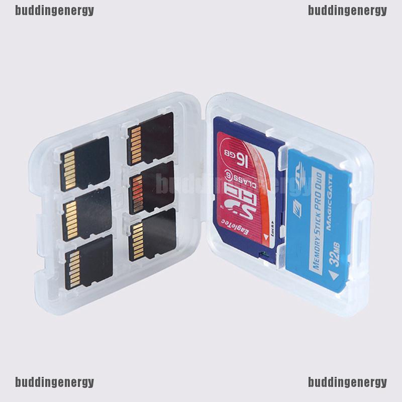 Hộp nhựa 8 ngăn bảo quản thẻ nhớ Micro SD TF SDHC MSPD