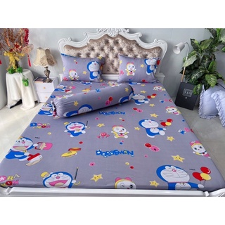 Bộ Drap thun hàn quốc mẫu hoạt hình Đoraemon