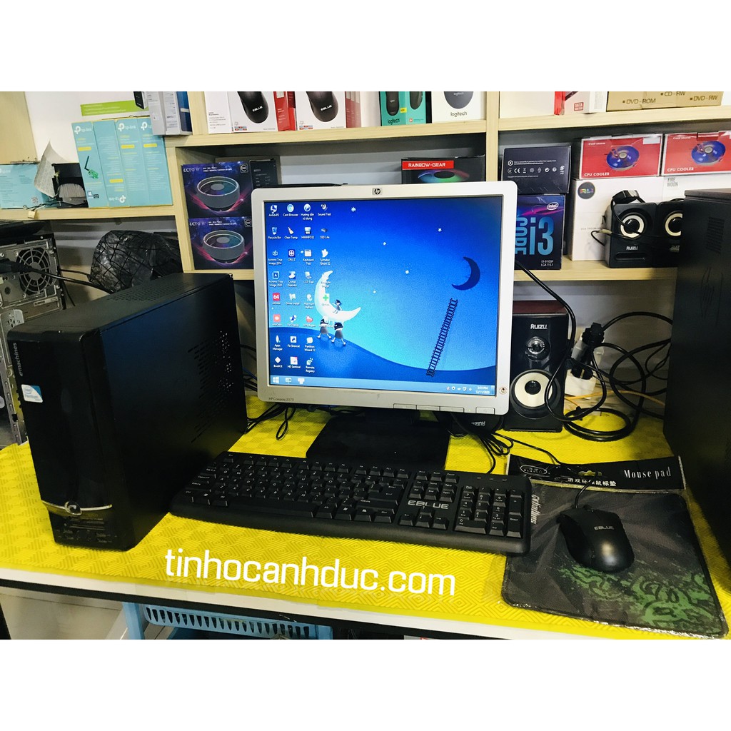 Bộ máy tính để bàn mini pc Acer Core2 Ram 4G HDD 250g kèm màn hình 17 TẶNG kèm phím chuột đầy đủ WIFI LOA  văn phòng | BigBuy360 - bigbuy360.vn