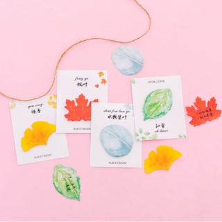 Giấy Note Ghi Chú Hình Lá