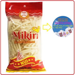 Nui ống dài trắng mikiri bịch 400g / nui mikiri ống dài trắng 400gr