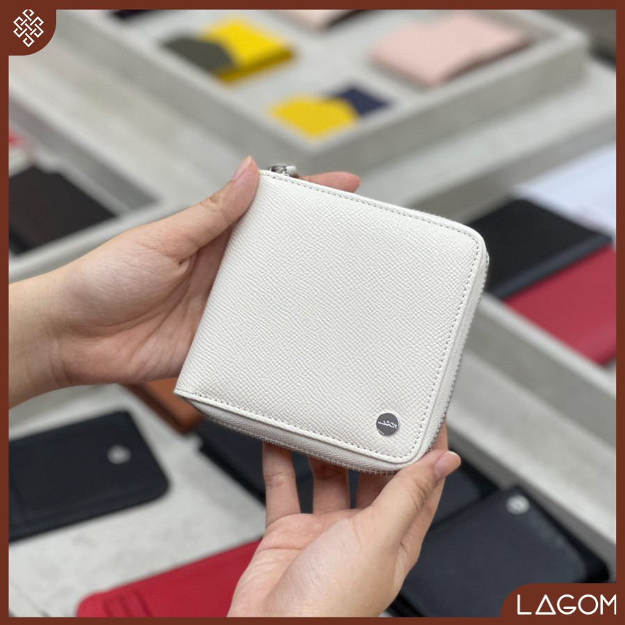 [Mã BMLTA50 giảm 50K đơn 150K] Ví vuông khóa kéo vòng LAGOM Zippy Square - The Femi