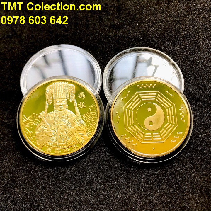 Xu Phật Bà Thánh Mẫu đang tọa trên sóng nước mênh mông được chạm khắc khéo léo, tinh xảo- SP005284