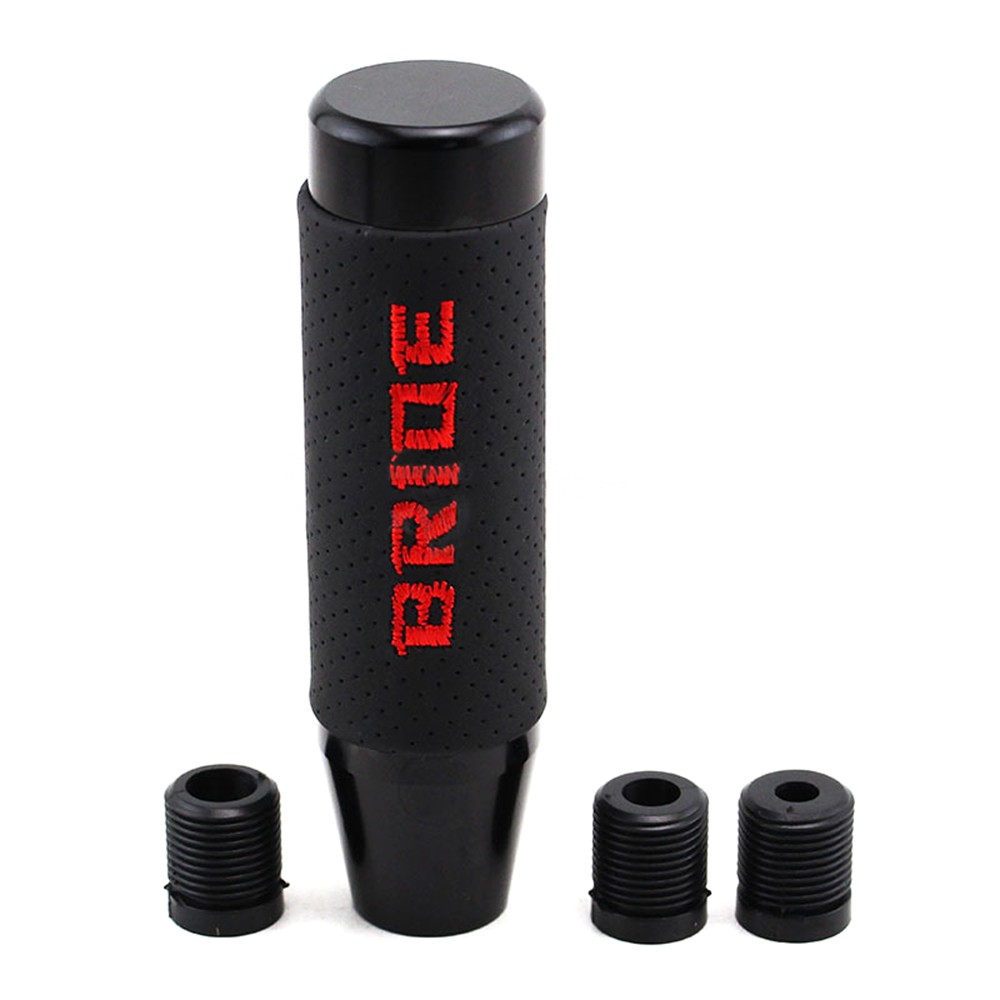 13cm cô dâu nhôm + da cần số núm chuyển số đầu cần gạt cho xe phổ thông phong cách jdm