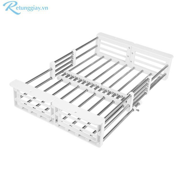 Kệ inox size đại để gác trên bồn rửa chén hiệu Prota inox 201 va inox 304