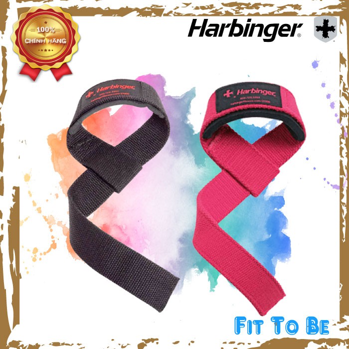 Dây Kéo Lưng Nữ Harbinger Padded Cotton Lifting Straps