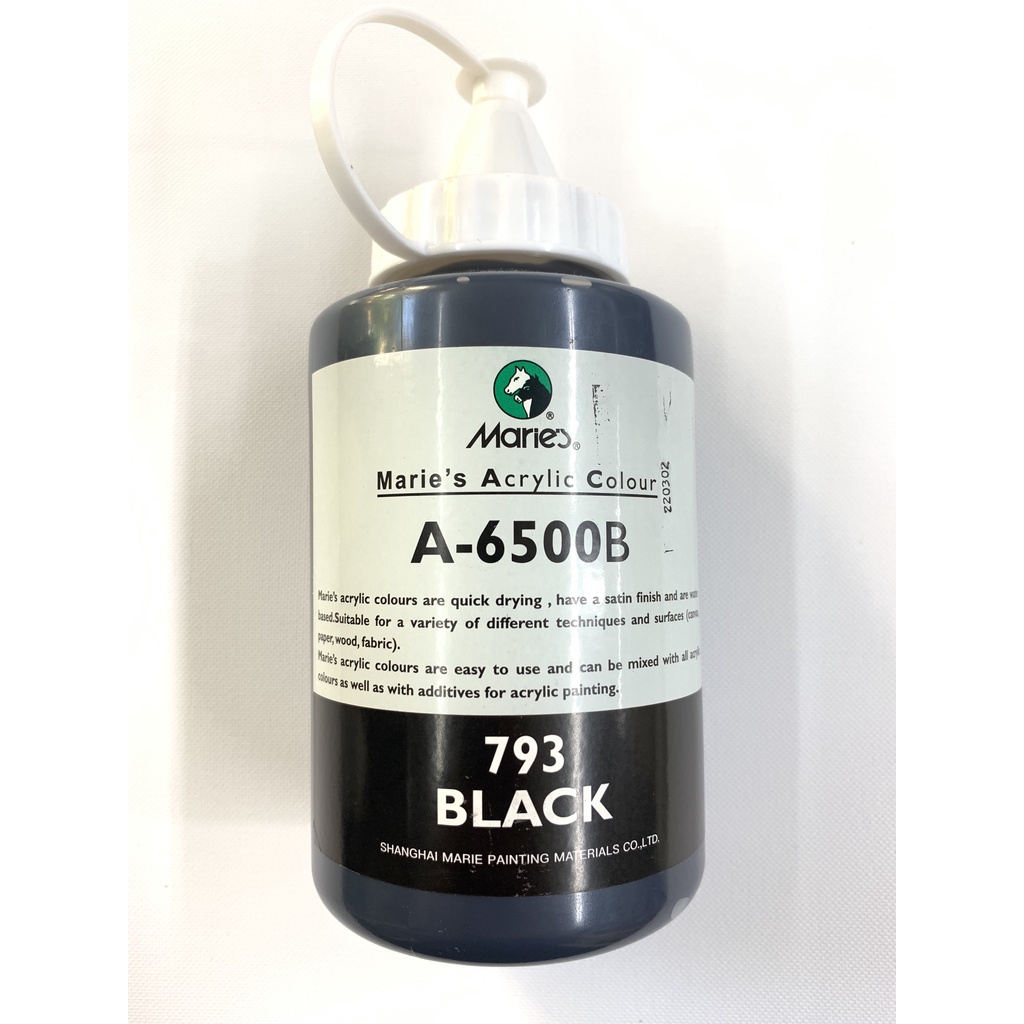 Màu Acrylic Maries 500ml đầu vòi