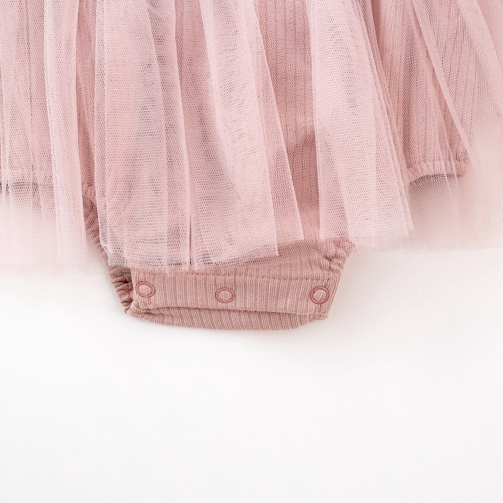 Áo Liền Thân SANLUTOZ Tay Dài Vải Cotton Kiểu Công Chúa Dễ Thương Dành Cho Bé Gái