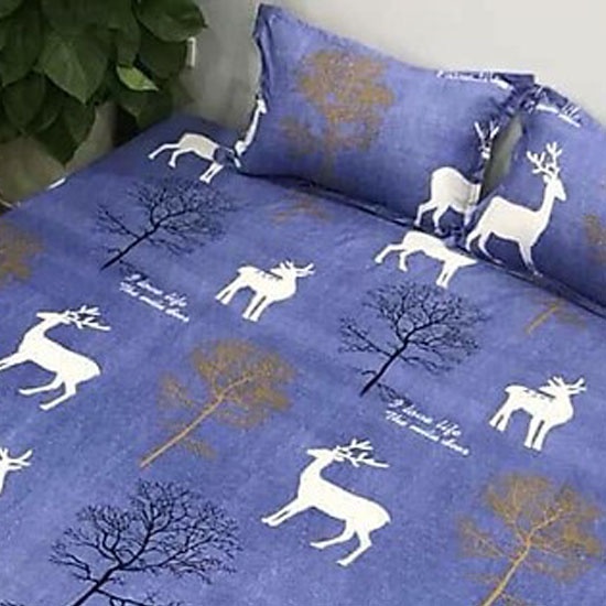 Bo ga gối cotton poly Emmibedding Store hươu xanh