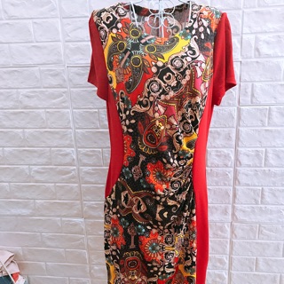 Đầm thun hoạ tiết 2hand Hong kong