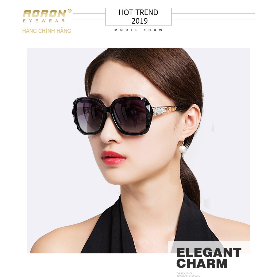 KÍNH THỜI TRANG NỮ, KÍNH PHÂN CỰC CHỐNG TIA UV 400 AORON GĐ