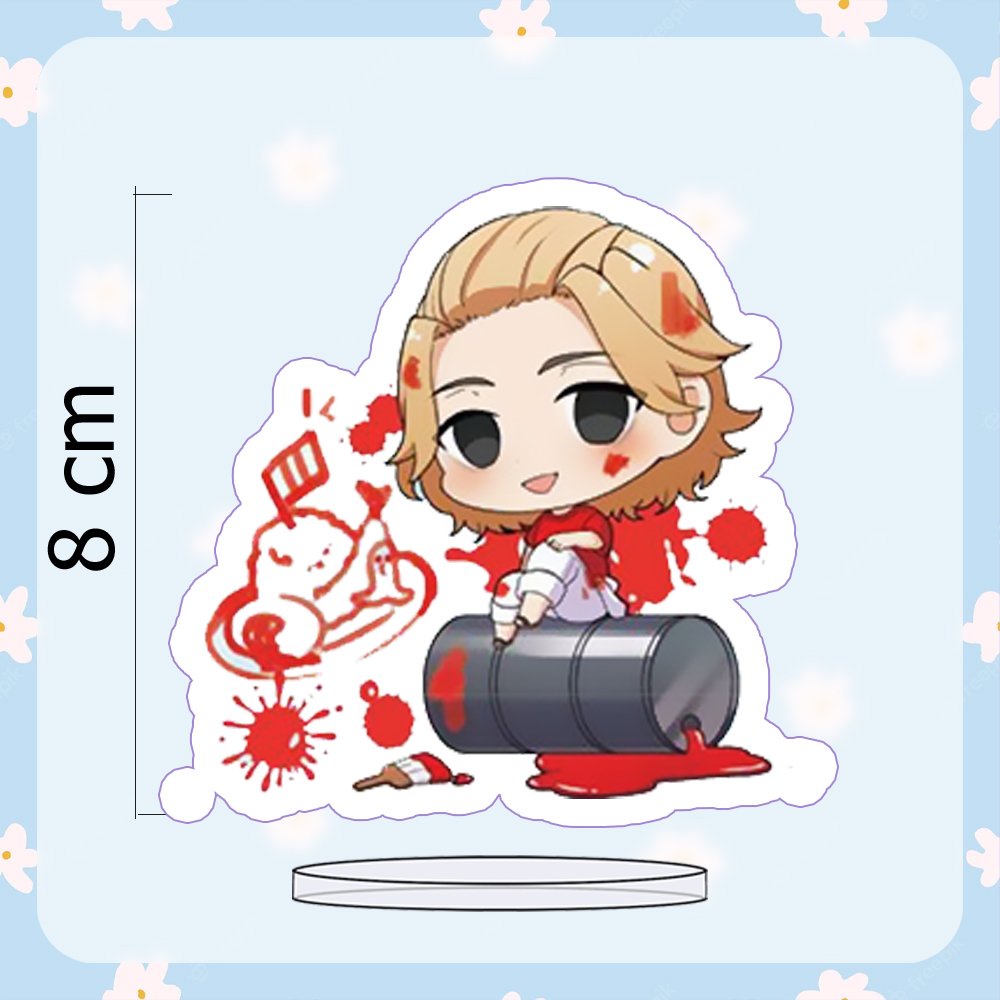 Standee mini Tokyo Revengers tượng acrylic standee anime mica chibi trang trí trưng bày mô hình
