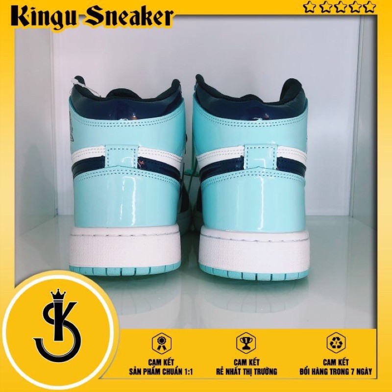 NK Air Jordan 1 High - UNC Patent Blue Chill 1:1 🟡 [HÀNG CHUẨN 1:1 + FULL BOX] 🟡 Giày Nam Cổ Cao Bản Chuẩn 1:1 Cao Cấp | BigBuy360 - bigbuy360.vn