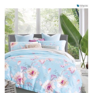 Bộ chăn drap vải Lụa Hàn Quốc