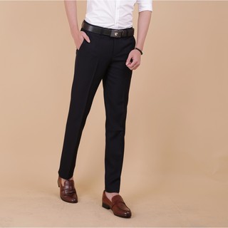 Quần tây nam Magnor đẳng cấp vải 79 may vest màu Đen