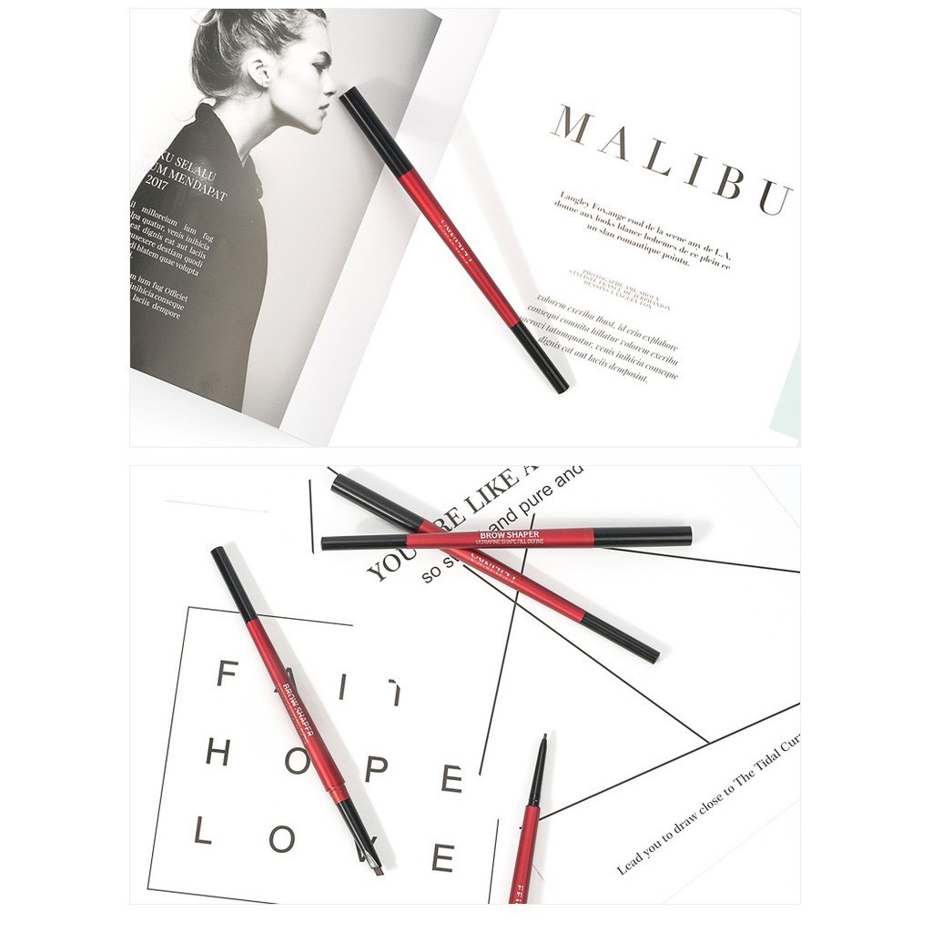 Bút kẻ chân mày 2 đầu vỏ đỏ E304 | BigBuy360 - bigbuy360.vn