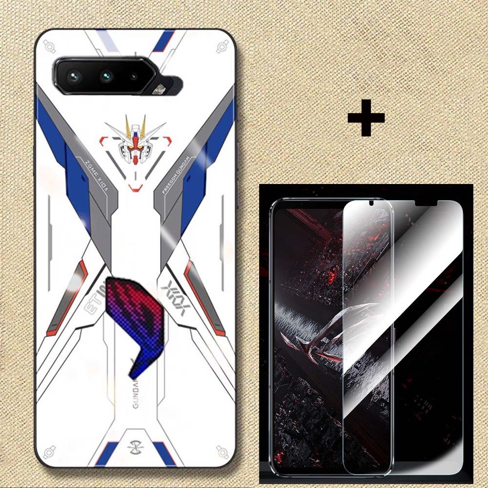 Ốp Điện Thoại Mặt Kính Cường Lực Cho asus rog 5 phone5 rog5 5s rog5s phone5s rog 5 5s