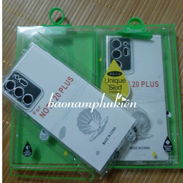 Ốp lưng dẻo cho Galaxy Note 20 Ultra/Note 20 silicon loại tốt bảo vệ camera chính hãng ou case