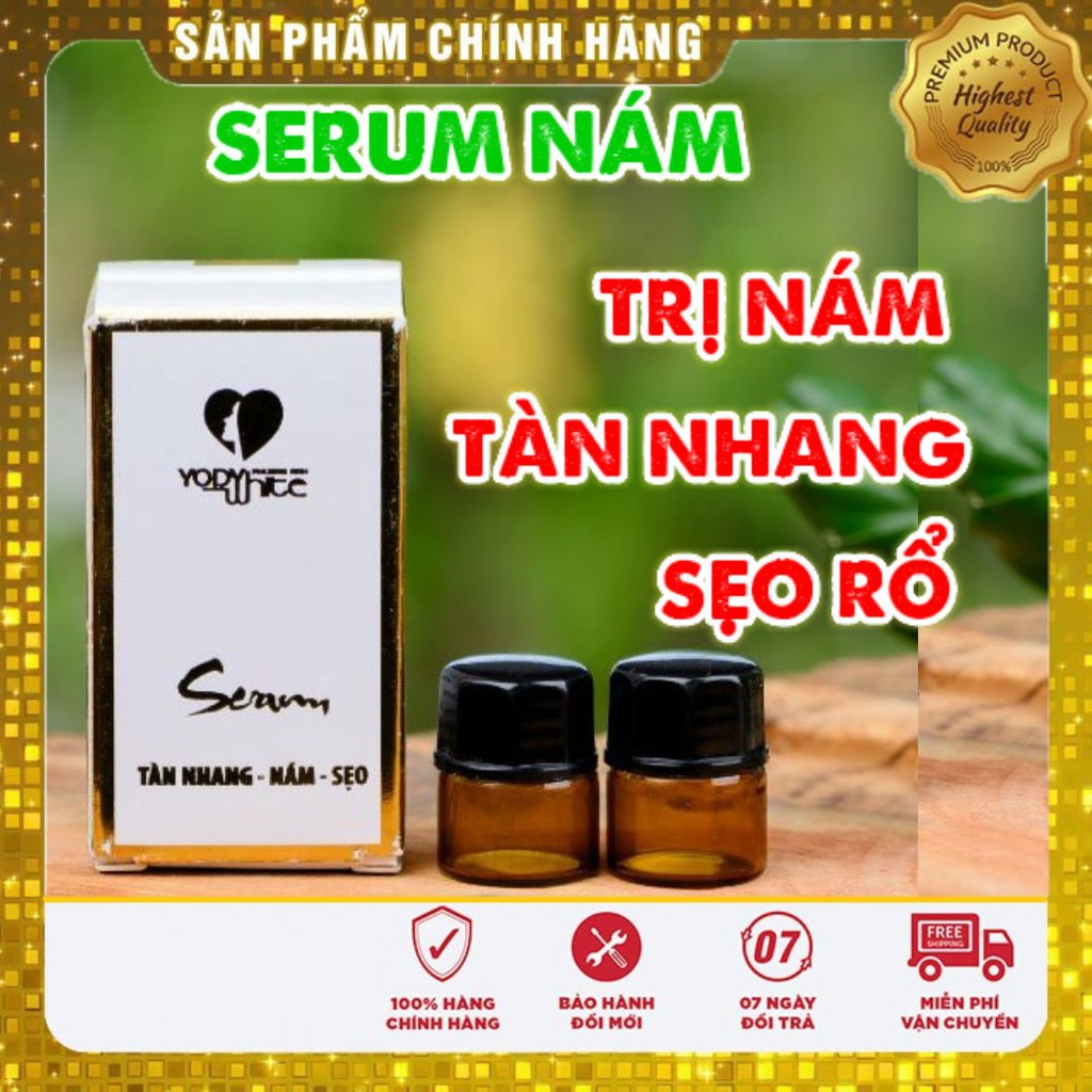 [CHÍNH HÃNG]⚡COMBO SERUM BONG NÁM RỖ MỤN YODY WHITE PHƯƠNG ANH CHUYÊN NÁM MẢNG NÁM CHÂN SÂU SẸO RỔ CÁC LOẠI MỤN