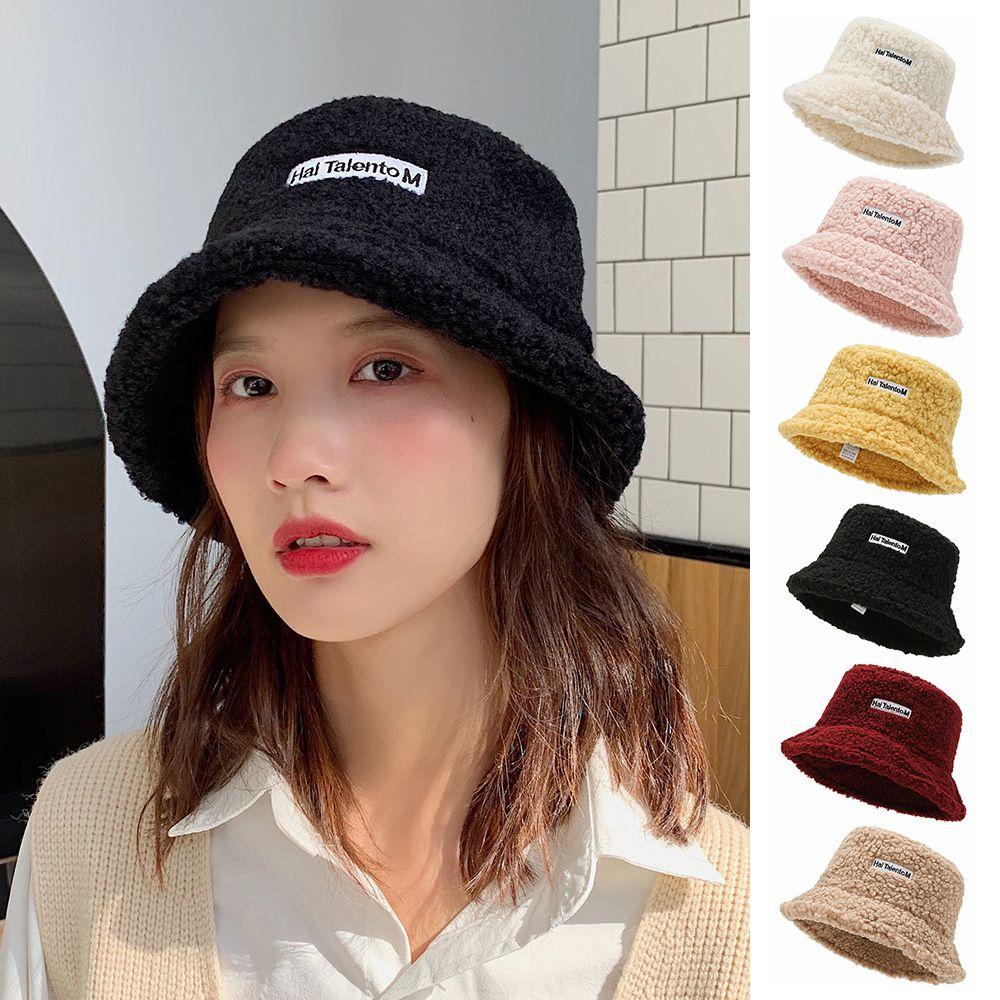 Mũ Bucket Chất Liệu Len Dày Dặn Thời Trang Cho Nữ