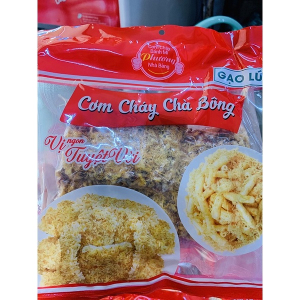Cơm cháy gạo lứt chà bông hiệu Phương Nhà Bàng 1 bịch 170gr