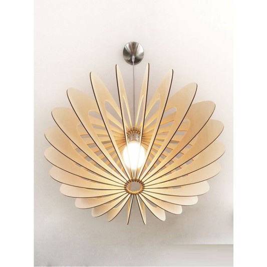 ĐÈN GỖ THẢ TRẦN TT009