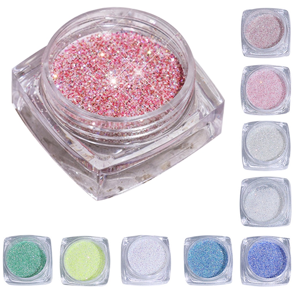 Bột Kim Tuyến Nhiều Màu Không Phai Dùng Để Trang Trí Móng Nghệ Thuật