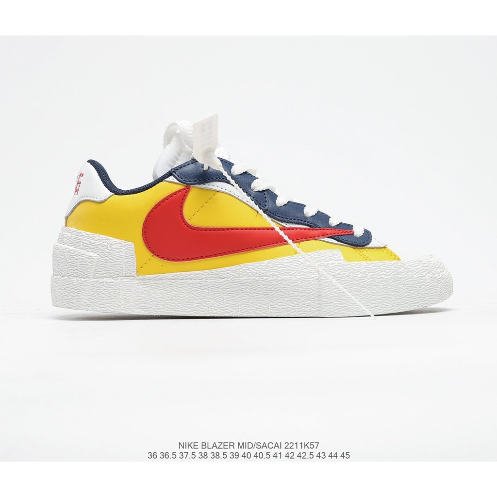 GIÀY SNEAKER MÃ SẢN PHẨM_Sacai X Nike Blazer Low NHIỀU MÀU PHONG CÁCH FULLBOX + FREESHIP