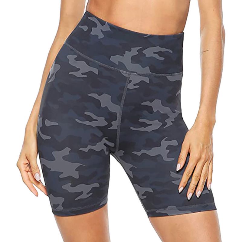 Quần Short Legging Lưng Cao Nâng Mông In Họa Tiết Da Báo / Da Rắn Dành Cho Nữ