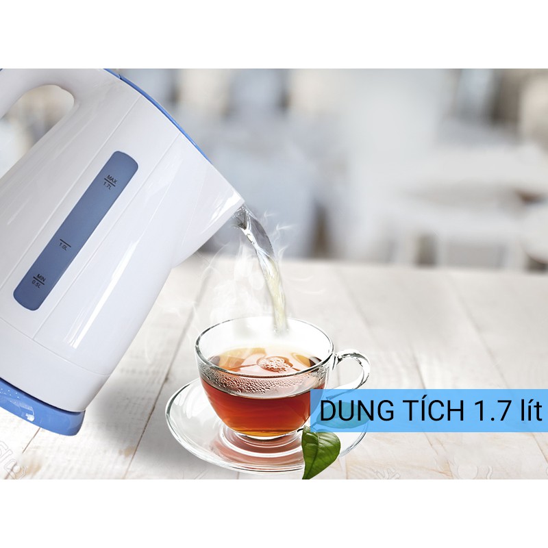 Bình siêu tốc Delites Màu xanh ngọc 1.7 lít (Bảo hành 12 tháng chính hãng)