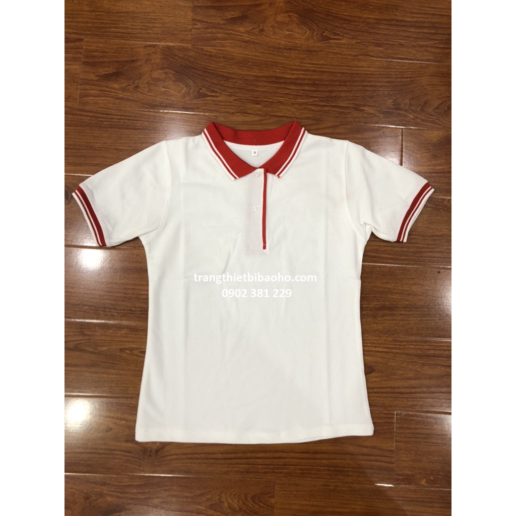 [ĐỒNG PHỤC] - Áo thun đồng phục Polo nam nữ cổ bẻ tay ngắn - hình thật đủ size