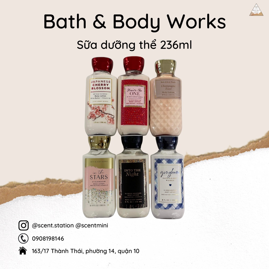 Lotion dưỡng thể Bath &amp; Body Works 236ml
