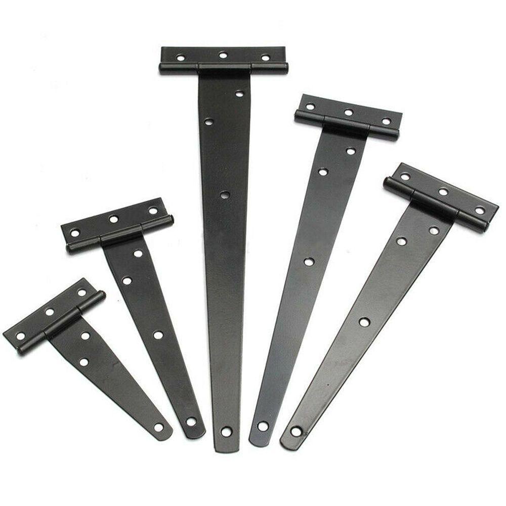 Bản Lề Cửa Gỗ Bằng Sắt Màu Đen Hình Dạng Độc Đáo