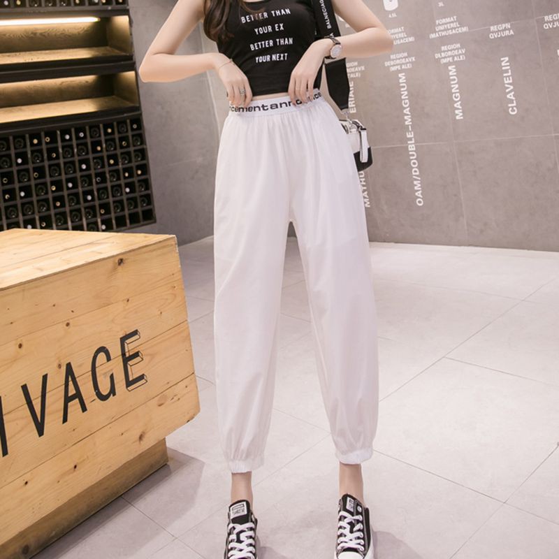 Quần ống rộng cạp cao dài đến mắt cá chân dành cho nữ | BigBuy360 - bigbuy360.vn